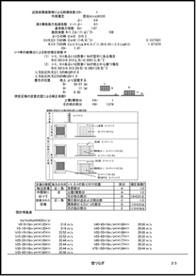 風荷重計算書